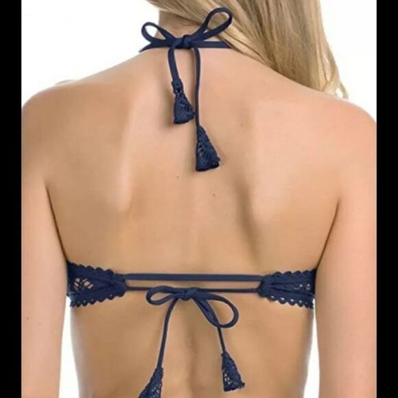 BECCA high neck crochet bikini top. - Picture 4 of 10